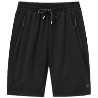 Duże męskie spodenki siatkowe elastyczne letnie bryczesy 8XL 6XL duże rozmiary odzież nylonowe czarne szare Spandex spodenki dresowe szorty w dużych rozmiarach 3